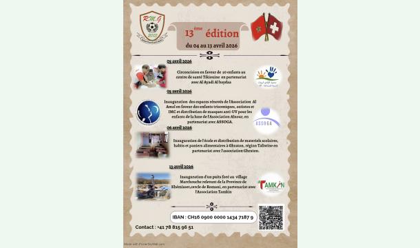 Cover Soutien aux projets humanitaires du 5 avril 2026 – Enfants et santé au Maroc