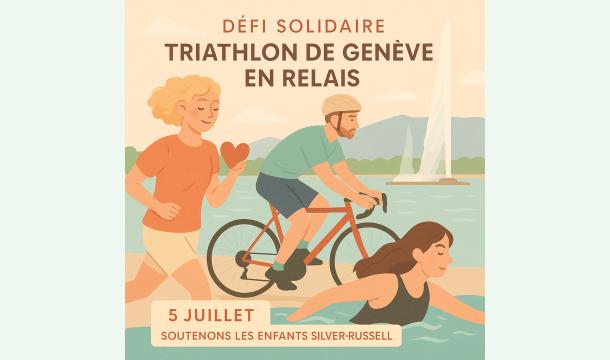 Cover Triathlon de Genève en relais pour les enfants Silver Russell