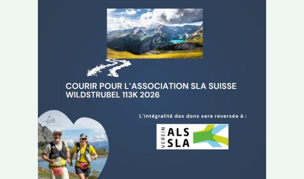 Cover Courir pour l'association SLA Suisse