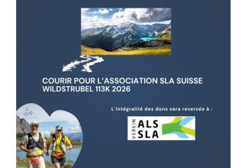 Courir pour l'association SLA Suisse (maladie de Charcot)