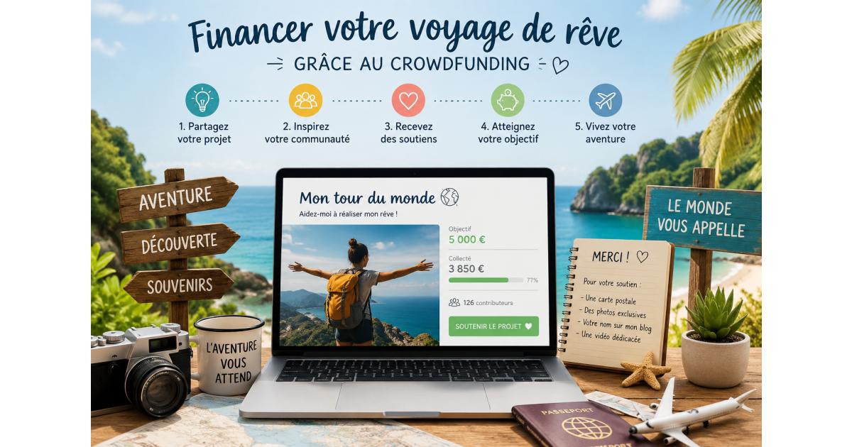Comment financer votre voyage de rêve grâce au crowdfunding