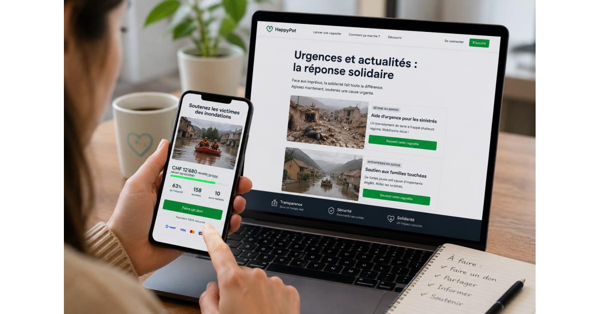 Urgences et Actualités : La Réponse Solidaire avec HappyPot