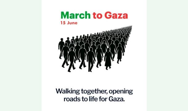 Cover Soutien à la marche vers Gaza - délégation suisse