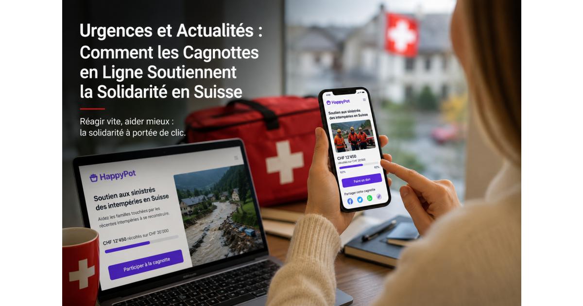 Notfälle und Neuigkeiten: Wie Online-Spendenaktionen die Solidarität in der Schweiz unterstützen