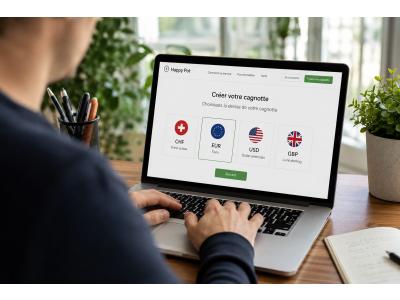  Creating an online money pot in CHF, EUR, USD and GBP with Happy Pot for collections in Switzerland and internationally.