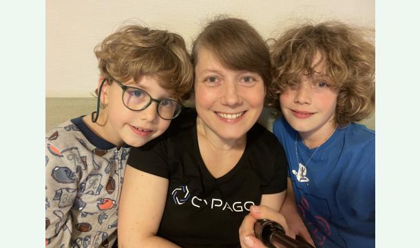 Cover Support for a family: a mother and her two boys