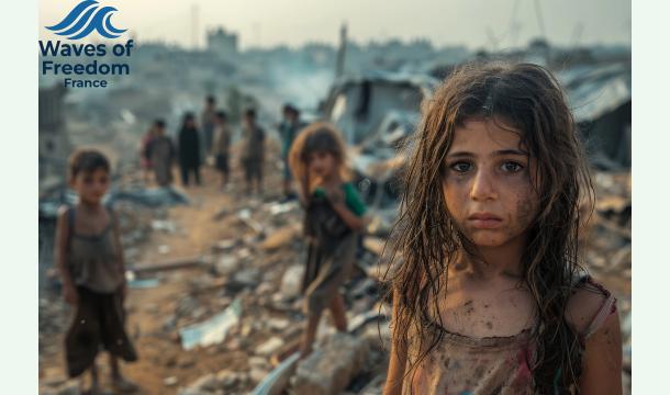Cover Gaza : Brisons l'indifférence. Waves Of Freedom France - Global Movement To Gaza