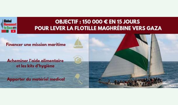 Cover Soutenez la flotille maghrébine de Global Movement To Gaza