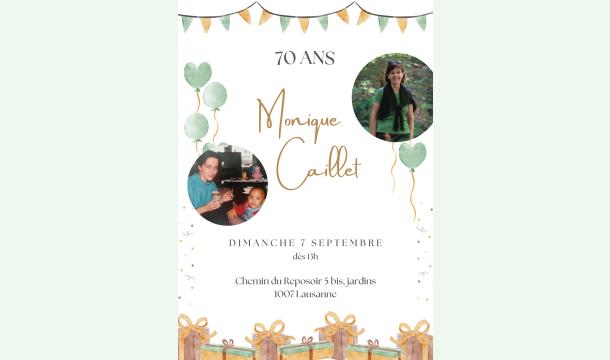 Cover Anniversaire 70 ans Monique