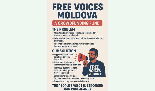 Cover "Free Voices Moldova" 