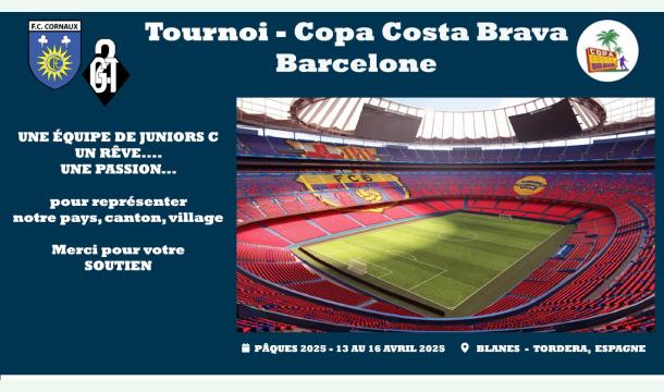 Cover FC Cornaux – Copa Costa Brava, Barcelone