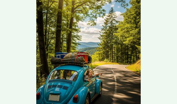 Cover Family car for traveling across Europe