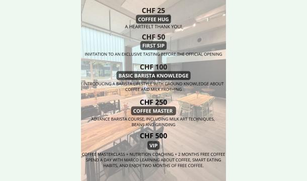 Cover Help Us Open Our Café — Your Support Matters. 