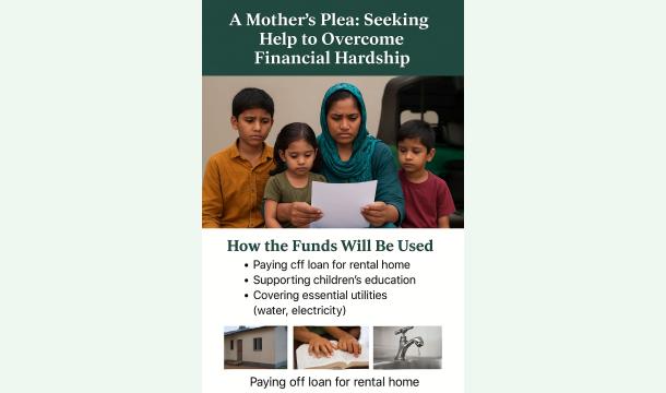 Cover   *"A Mother’s Plea: Help Us Save Our Home and Our Children’s Future"* 