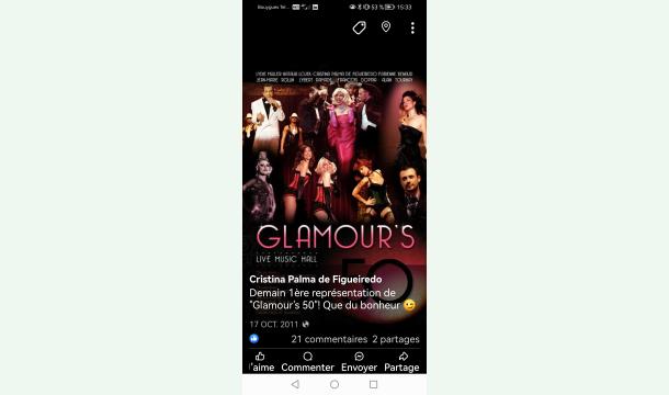 Cover Glamour is 50