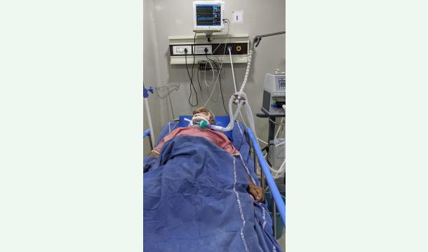 Cover Taking medicine for my grandfather