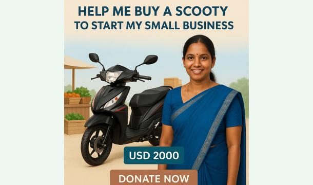 Cover Help me buy a scooty to start my small business