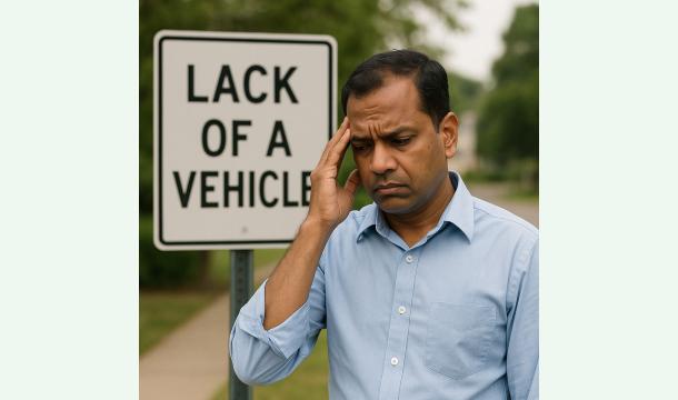 Cover I am facing difficulties due to lack of a vehicle