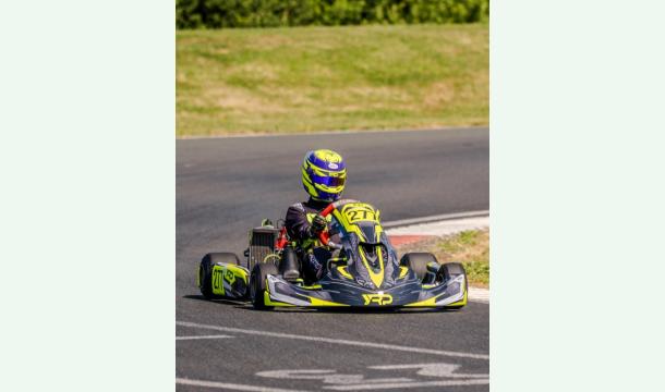 Cover Kart racing career donations and support