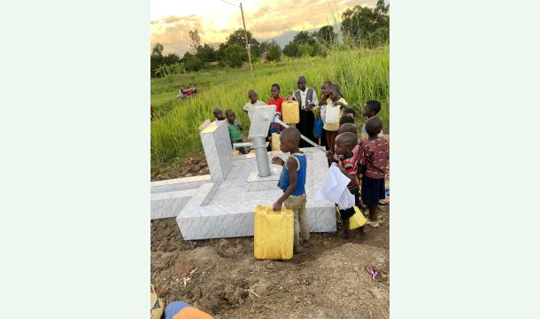 Cover Water well project in Africa 