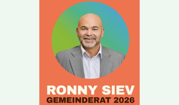 Cover Wahlkampagne Ronny Siev Gemeinderat 2026
