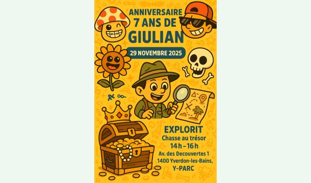 Cover 🎁 One meaningful gift for Giulian’s 7th birthday! / 🎁 Un seul grand cadeau pour les 7 ans de Giuli...