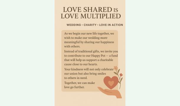 Cover “Love Shared is Love Multiplied”