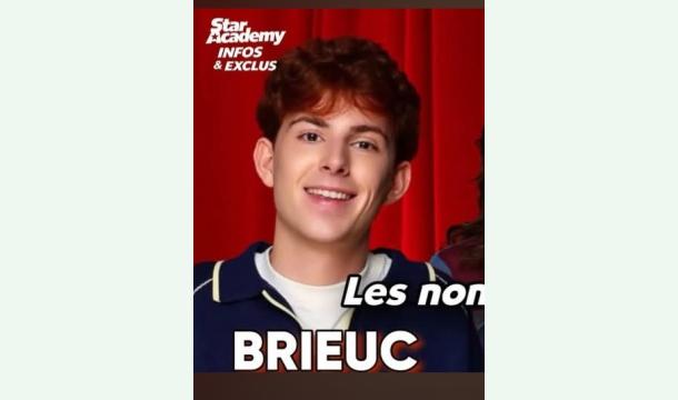 Cover Brieuc Star Academy 