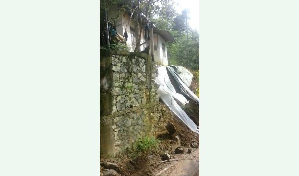 Cover My house  damaged help re builed my house 