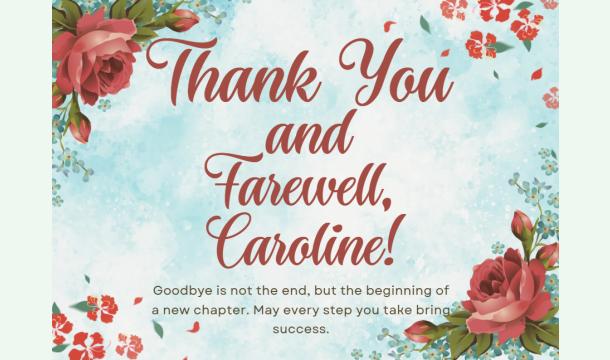 Cover Caroline Gidrol's Farewell