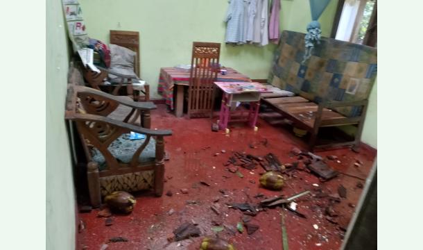 Cover Distroyed My Home heavy rain situation 