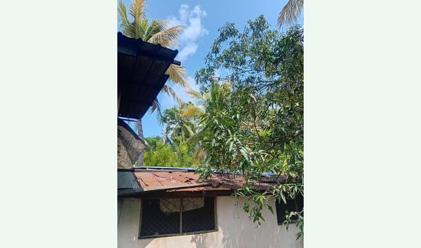 Cover I humbly request your kind assistance to build a new roof, as the present one has become dilapidated...