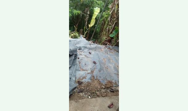 Cover The house is going to slide.plese help.