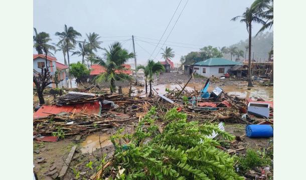 Cover e: Emergency Aid for Typhoon Victims in the Philippines