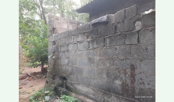 Cover Renovate the existing house that is in a dilapidated condition.