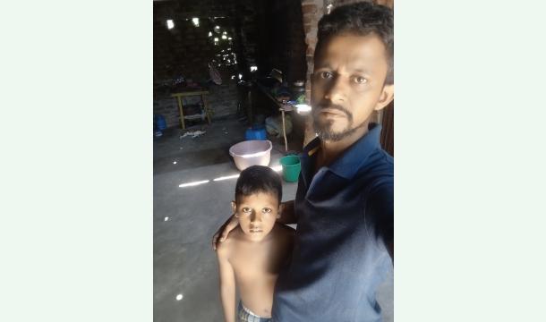 Cover To provide the child with a bicycle and his school supplies