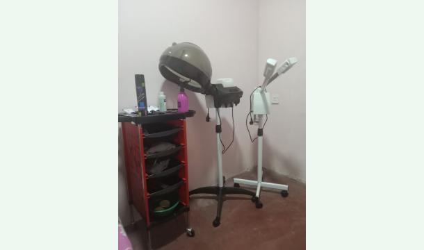 Cover Please buy supplies to start a salon for the happiness of your sick wife.