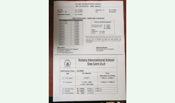 Cover My kids school Admissions fees 