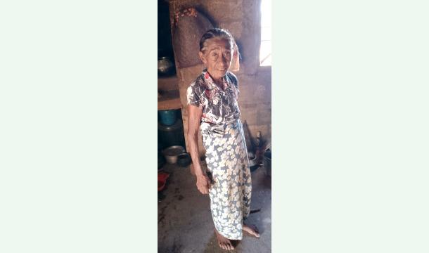 Cover Hello, help us build our house. My parents and I are poor. Help us.