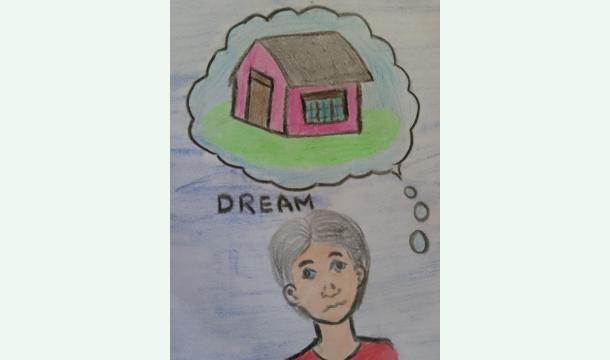 Cover I don't have a house to live in.