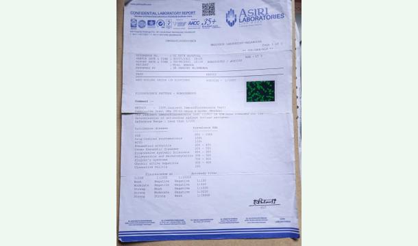 Cover I have been suffering from SLE for about five years.