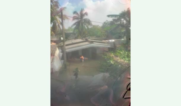 Cover All the belongings in the house were lost due to the floods. 