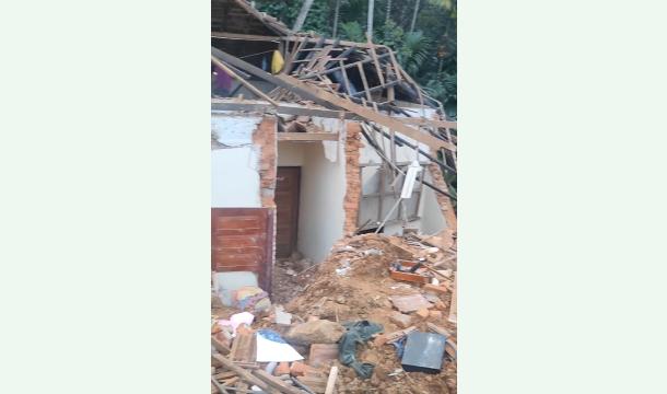 Cover To build a new house to replace the one destroyed by the landslide