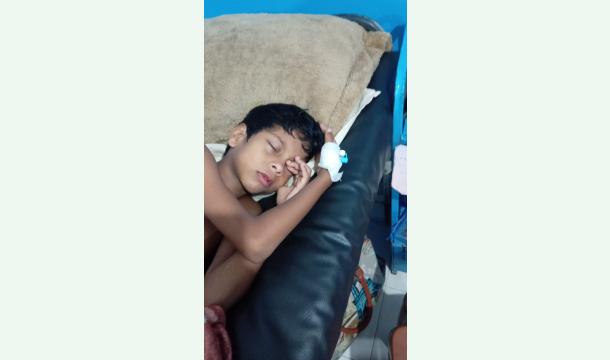 Cover My child's lung operation is scheduled.