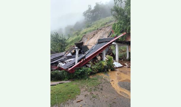 Cover To rebuild my house that was destroyed by a landslide