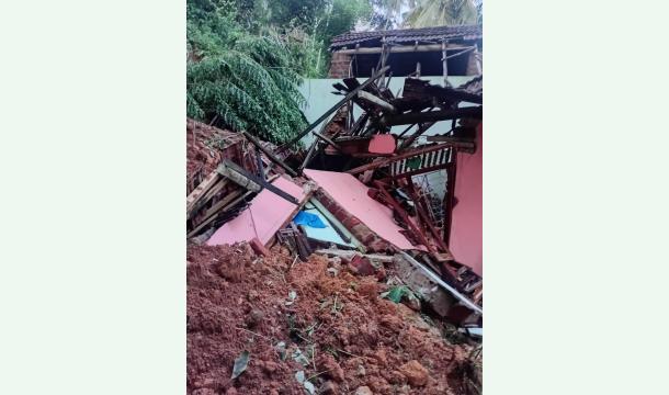 Cover My house collapsed and I need money to rebuild it.