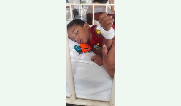 Cover For my 3 year old soon he is sick i need help