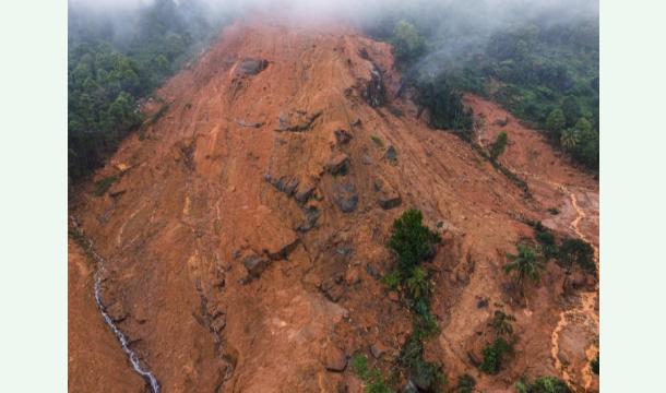 Cover Our house was caught in the landslide and now we don't have a place to live.