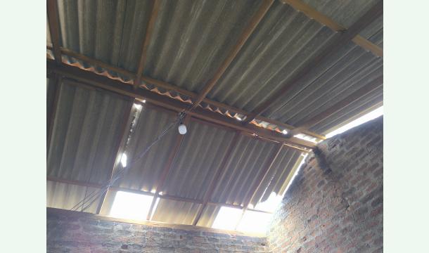 Cover To repair my roof which was destroyed due to the cyclone