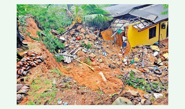 Cover My house was damaged by Cyclone Dikta.